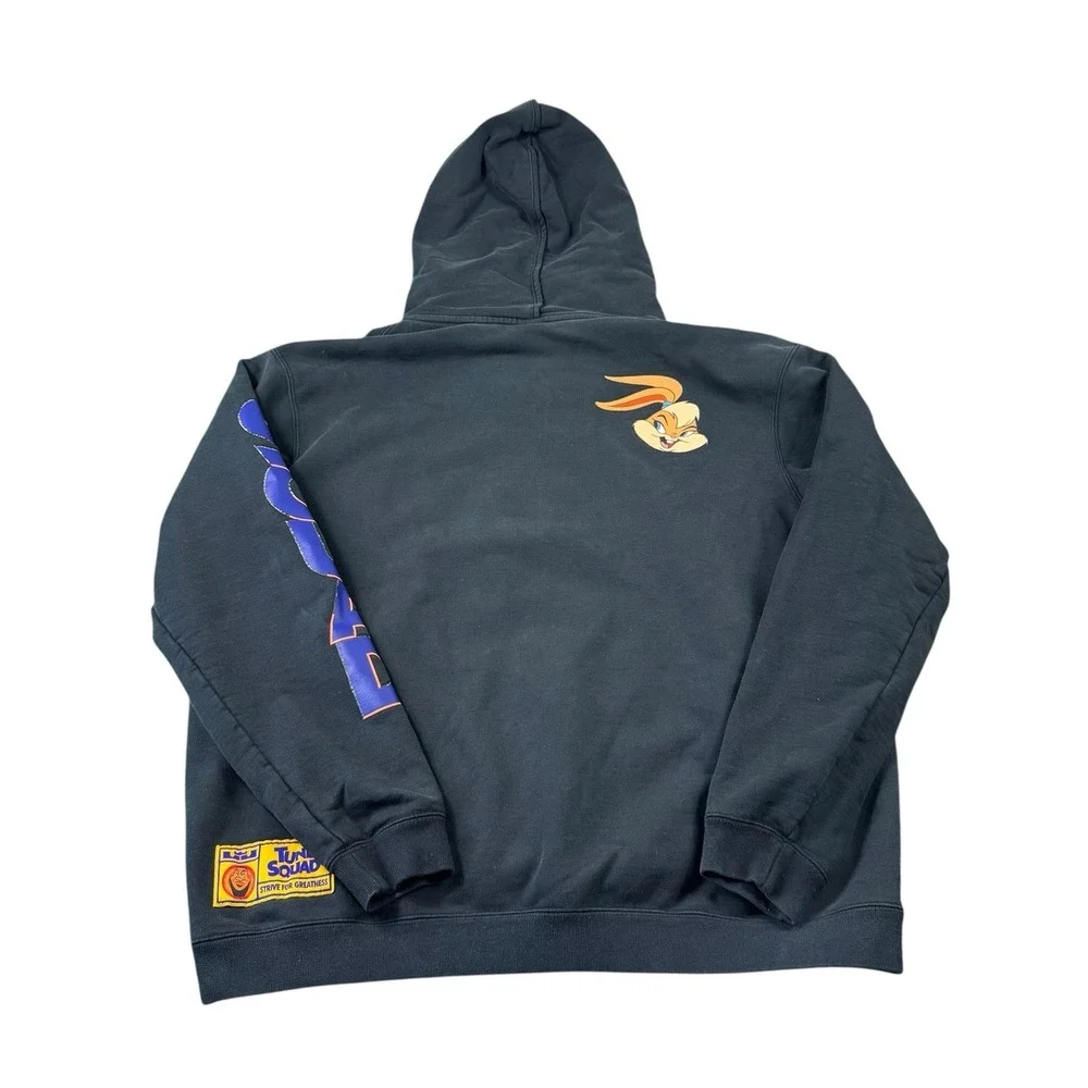 Nike Tune squad Black LeBron James Graphic Heavy Hoodie Size XL